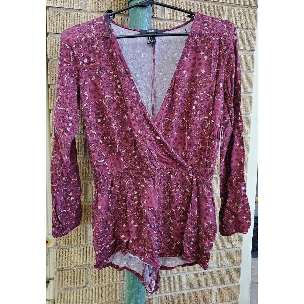 Forever 21 long sleeved romper